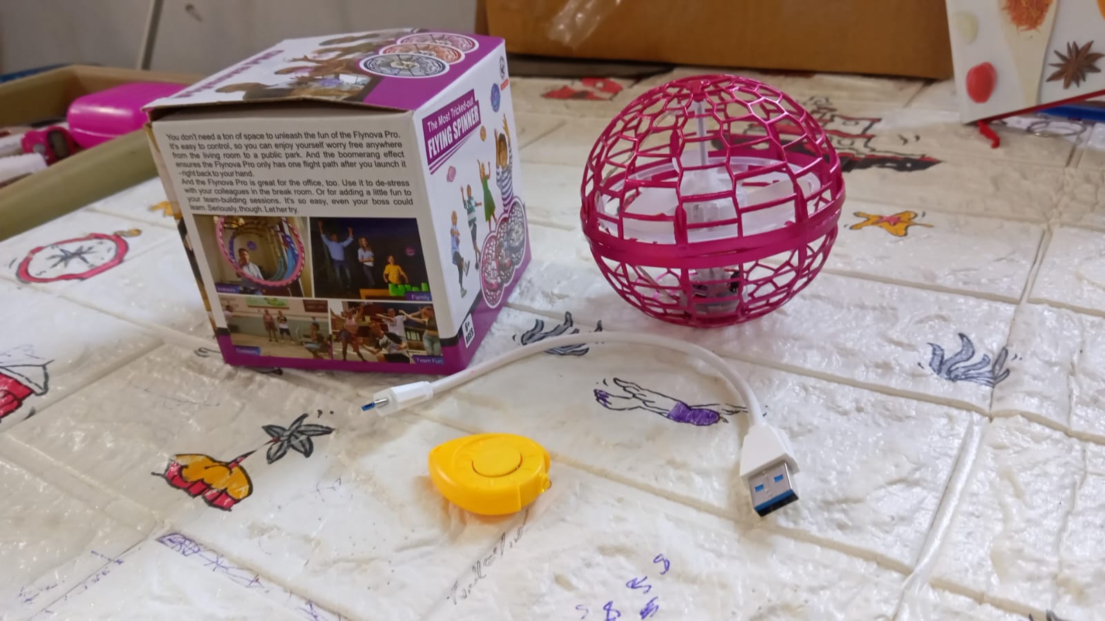 8057 Flying Ball Toys, USB Rechargeable Built-in RGB Lights 360°Rotating Magic Controller, Flying Orb Ball Boomerang Mini Pro Spinner Blastoise Toys 8057 Flying Ball Toys, USB Rechargeable Built-in RGB Lights 360°Rotating Magic Controller, Flying Orb Ball Boomerang Mini Pro Spinner Blastoise Toys